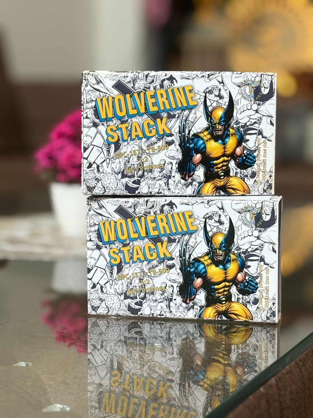 WOLVERINE STACK – Premium Recovery Peptide Blend (400 IU Vial)