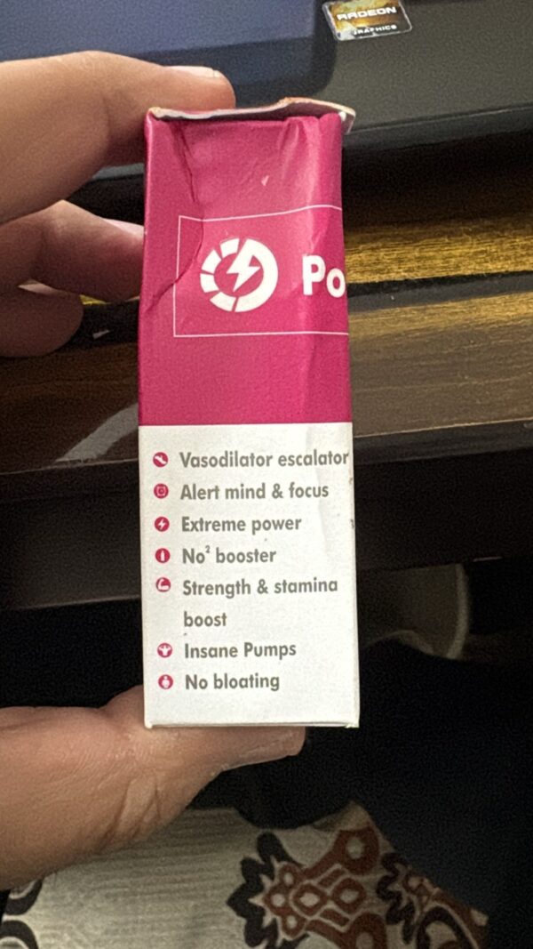 POWER PUMP FORMULA – Pre-Workout Carrier (30 ml / 500 mg/ml) - Image 3